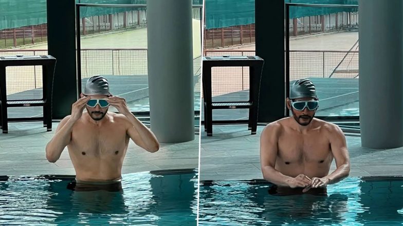 Mahesh Babu Looks Damn Hot As He Flaunts His Chiselled Body While Posing in the Pool (View Pics)