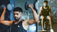 Babar Azam Sweats It Out in the Gym, Shares Workout Pics