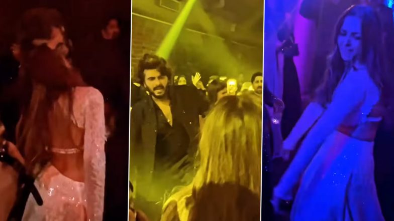 Malaika Arora and Arjun Kapoor Dance to ‘Chaiyya Chaiyya’ at Kunal Rawal’s Pre-Wedding Party (Watch Video)