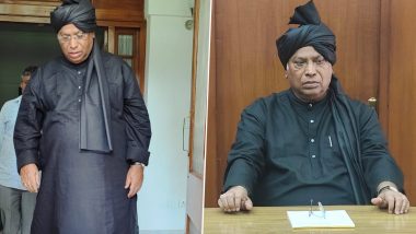 Congress Protest: Mallikarjun Kharge Wears Black Kurta, Turban To Protest Against Price Rise, Unemployment