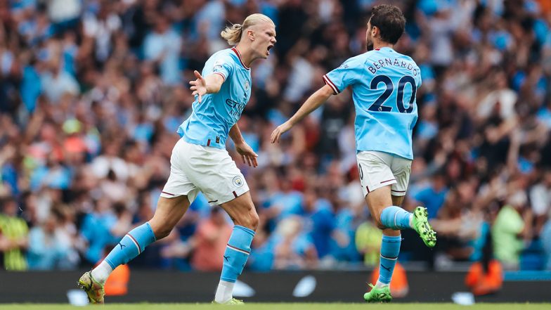 Manchester City 4-2 Crystal Palace, Premier League 2022-23: Erling Haaland Nets Hat-Trick in Comeback Win (Watch Goal Video Highlights)