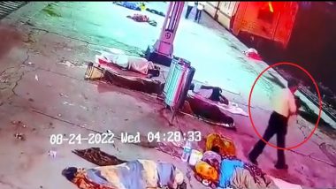Mathura Child Kidnapping Video: Man Steals Baby From Mother Sleeping on Railway Station, Caught on CCTV Camera