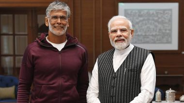 Milind Soman Meets Narendra Modi, Thanks the PM for Promoting Yoga and Ayurveda (View Post)