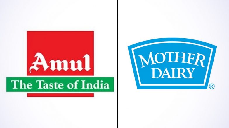 Amul, Mother Dairy Hike Milk Prices by Rs 2 per Litre With Effect From August 17, Check City-Wise New Rates Here