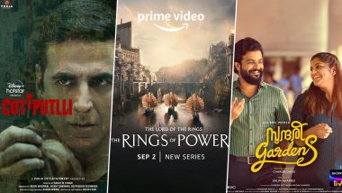 OTT Releases of the Week: Akshay Kumar's Cuttputlli on Disney+ Hotstar; Robert Aramayo's The Lord of the Rings – The Rings of Power on Amazon Prime and More!
