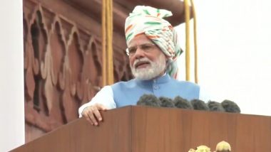 Independence Day 2022: PM Narendra Modi Gives 5 Pledges 'Panch Prans' to Fulfil Dreams of Country in Next 25 Years (Watch Video)