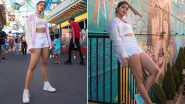 Pooja Hegde Wears Crop Top and Denim Shorts for Her Adventurous Time in NYC Park (View Pics)