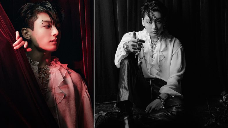 BTS’ Jungkook Shows Off His Vampirish Charm in Preview Photos for Me, Myself, and Jung Kook – Time Difference Photo Folio (View Pics)