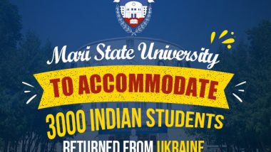 Business News | Mari State University to Accommodate 3,000 Ukraine Returned Indian MBBS Students