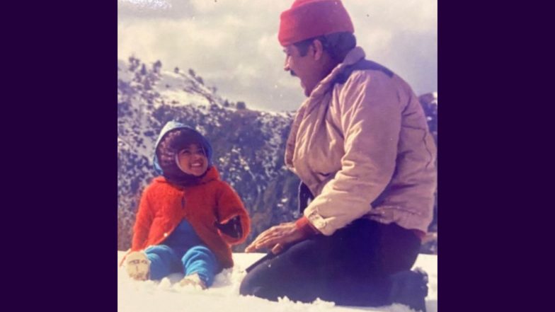 Priyanka Chopra Jonas Remembers Her Father Ashok Chopra on His Birth Anniversary With Throwback Photo From Kashmir (View Post)