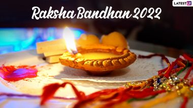 Raksha Bandhan 2022 Images & HD Wallpapers for Free Download Online: Wish Happy Rakhi With WhatsApp Stickers, Brother-Sister Quotes and SMS for Festival Day