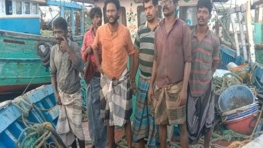 World News | Sri Lanka Navy Rescues Indian Fishermen Stranded in Its Territorial Waters