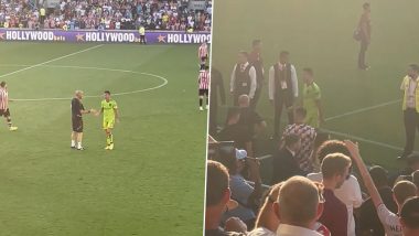 Cristiano Ronaldo Doesn’t Clap for Manchester United Fans, Walks Past Erik ten Hag After Red Devils’ Humiliation by Brentford (Watch Video)