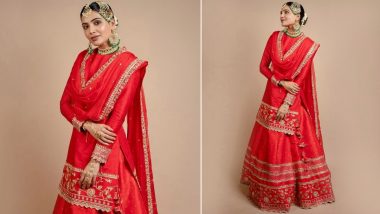 Samantha Ruth Prabhu Is a Traditional Beauty in Gorg Red Sharara (View Pics)