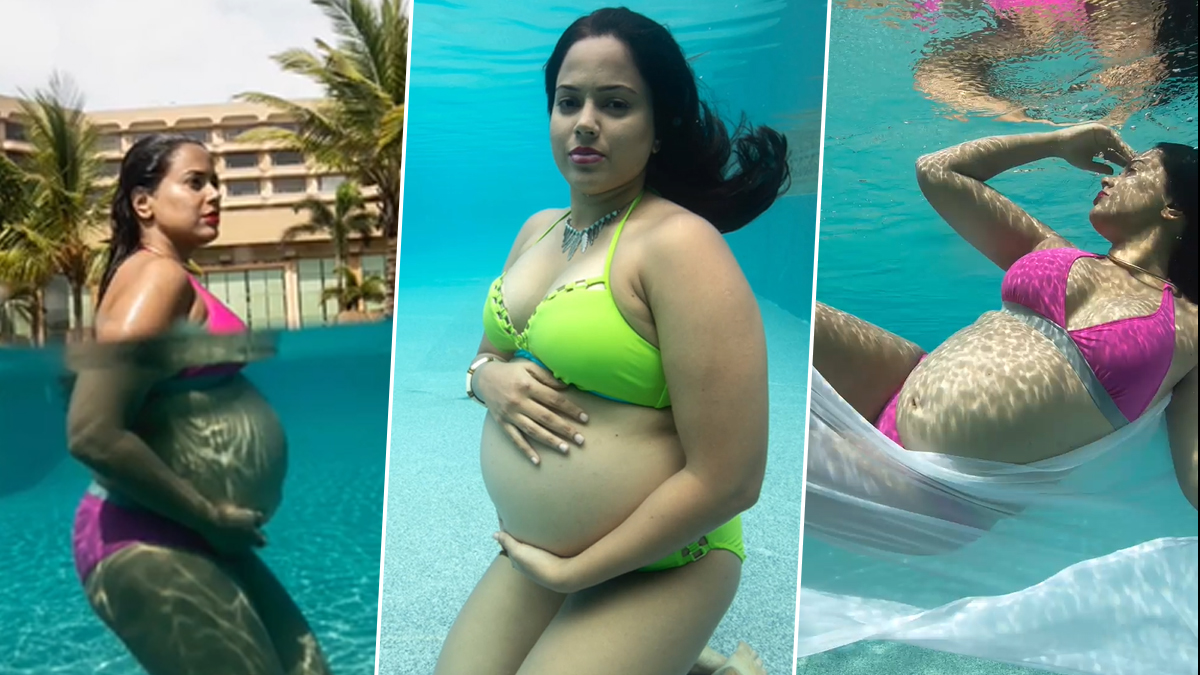 Indian Heroine Sameera Reddy Xxx - Sameera Reddy Shares Stunning Stills From Her Underwater Maternity  Photoshoot | ðŸ‘— LatestLY