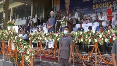 India News | JK: LG Manoj Sinha Inaugurates Renovated Bakshi Stadium, Damaged in 2014 Floods