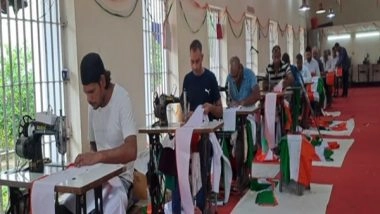 India News | Meerut Jail Intimates Making the National Flag for Har Ghar Tiranga Campaign