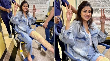 Shilpa Shetty Injures Her Leg While Shooting; Actress Pens ‘Out of Action for Six Weeks’ (View Post)