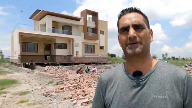 Punjab Farmer Moves His 2-Storey House 500 Feet Away To Make Way for Delhi-Amritsar-Katra Expressway (Watch Video)