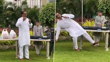 Hyderabad: 56-Year-Old Man Collapses, Dies While Giving Independence Day 2022 Speech in Kushaiguda (Watch Video)