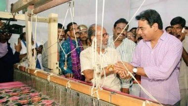 India News | Telangana Government Introduces Rs 5 Lakh Life Insurance Cover for Handloom Weavers