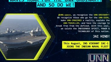 Business News | Brand UNN.space Announces Its Media Launch with an Independence Day Campaign Glorifying the Victories and Technology of INS Vikrant