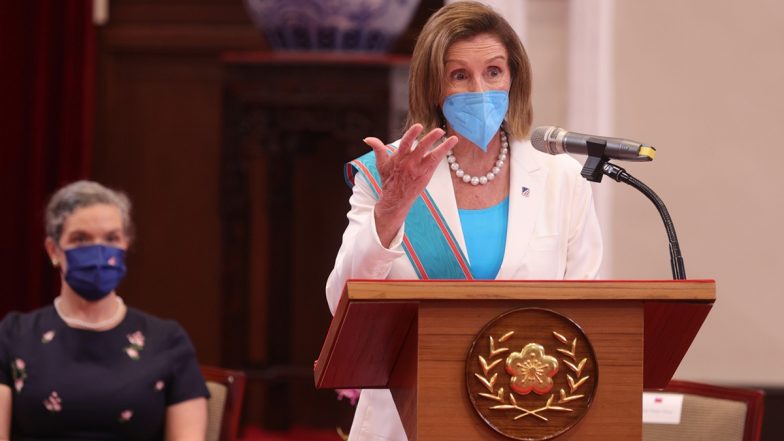 US House Speaker Nancy Pelosi Assures Taiwan of Washington’s Support