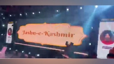 India News | Musical Event 'Jashn-E-Kashmir' Held Near J-K's Dal Lake