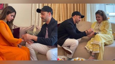 Entertainment News | Hrithik Roshan Ties Rakhi to Sisters Sunaina, Pashmina on Raksha Bandhan