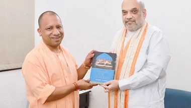 India News | UP CM Yogi Adityanath Meets Union Home Minister Amit Shah in Delhi