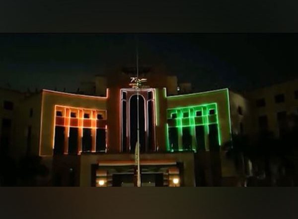 India News | DRDO Conducts Projection Mapping at Its Headquarters Marking Independence Day