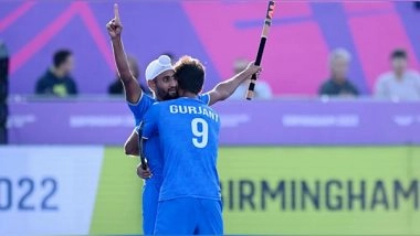 Sports News | Indian Men's Hockey Team Beats South Africa 3-2 to Reach Commonwealth Games 2022 Final