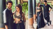 Liger: Vijay Deverakonda-Ananya Panday Twin in Black Traditional Attires As They Pose During Their Film’s Promotions in Warangal (View Pics)