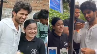 Liger: Vijay Deverakonda Visits a Famous Tea Stall in Patna As He Promotes His Next (Watch Video)