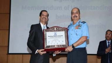 India News | IAF Signs MoU with Rashtriya Raksha University for Academic Collaboration