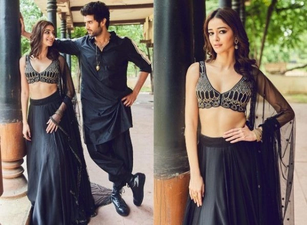 Entertainment News | Ananya Panday, Vijay Devarakonda Twin in All Black for 'Liger' Promotions