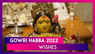 Gowri Habba 2022 Greetings: Send Goddess Gauri Images, Wishes & Quotes on Gowri Ganesha Festival