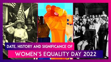 Date, History and Significance of Women’s Equality Day 2022