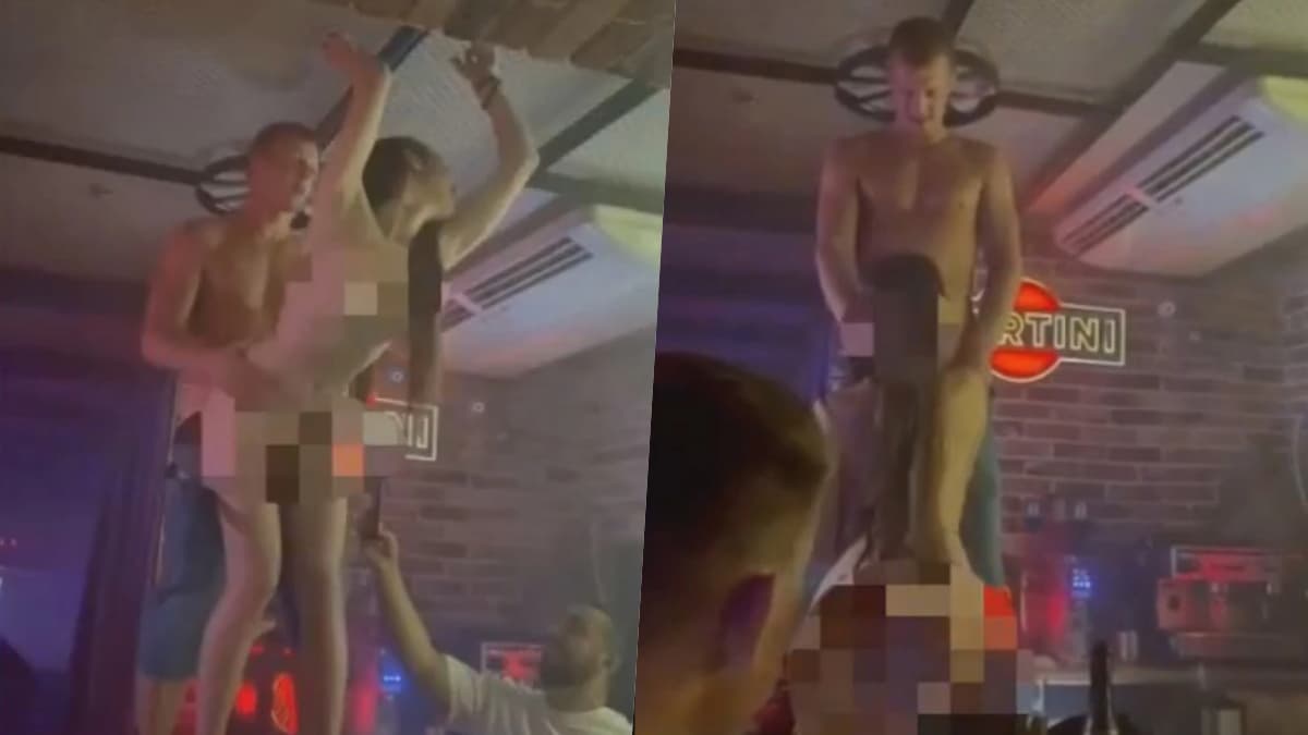 Sex in Nightclub Video Shows Naked Woman Performing Oral Sex on Bouncer Standing Atop a Counter, Shocking Footage Goes Viral! 👍 LatestLY