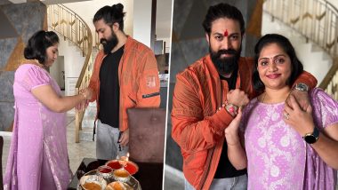 Raksha Bandhan 2022: Yash Celebrates the Indian Festival With Sister Nandini, Shares Pics on Social Media!