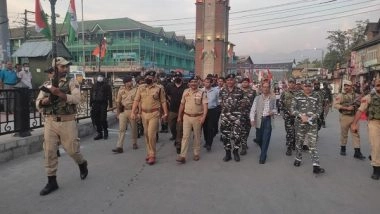 India News | J-K DGP Reviews Ground Zero Situation in Srinagar Ahead of Ashooora, Independence Day