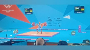 Sports News | CWG 2022: Ajay Singh Lands Heartbreaking Fourth-place Finish in Men's 81 Kg Final