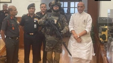 India News | Rajnath Singh Hands over Indigenous Defence Systems to Indian Army