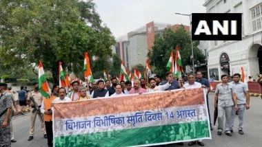 India News | JP Nadda, Piyush Goyal, Anurag Thakur Participate in Silent March at Jantar Mantar to Observe Partition Horrors Remembrance Day