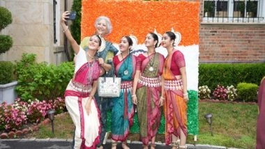 World News | Indian Americans Celebrate the Spirit of 'Har Ghar Tiranga' on India's Independence Day