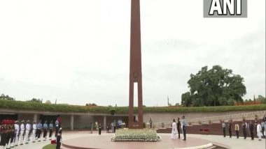 India News | Independence Day 2022: President Murmu Pays Homage at National War Memorial
