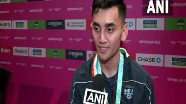 Sports News | Uttarakhand CM Pushkar Singh Dhami Congratulates Indian Shuttler Lakshya Sen for Clinching Gold