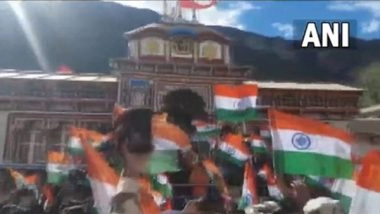 India News | Uttarakhand: ITBP Personnel, Locals Take Part in Tiranga Yatra in Badrinath