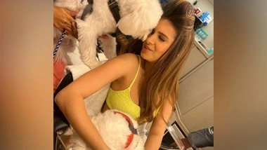 Entertainment News | Tara Sutaria Snuggles with Her Cute Pets