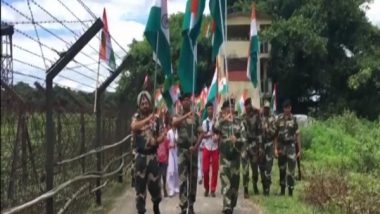 India News | Siliguri: BSF Celebrates 'Har Ghar Tiranga' Campaign at India-Bangladesh Border